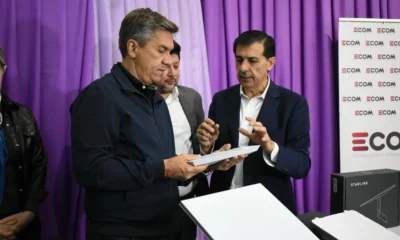 Zdero entregó 400 antenas satelitales para beneficiar a escuelas chaqueñas