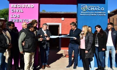 Los Frentones: Zdero inauguró las refacciones integrales del Registro Civil