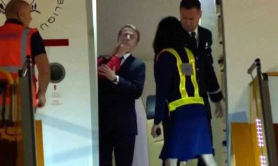 Escándalo en Francia por el video de un cachetazo de Brigitte a Emmanuel Macron