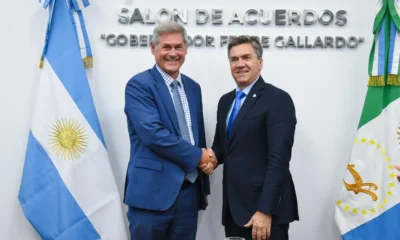 Zdero recibió al ministro Neven de la embajada alemana para fortalecer relaciones bilaterales