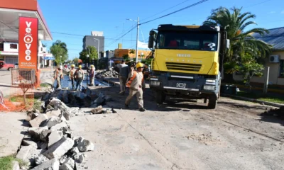 Quitilipi mejora su infraestructura vial con pavimento urbano y bacheo