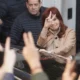 Cristina Kirchner llegó a la sede del PJ