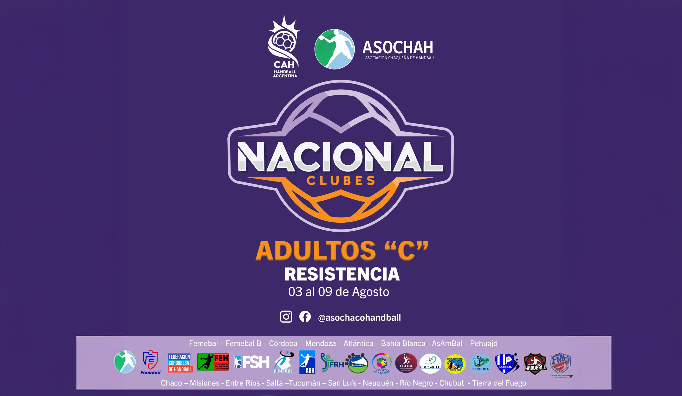 Resistencia será sede del Nacional “C” de handball adulto del 3 al 9 de agosto 38 Resistencia será sede del Nacional “C” de handball adulto del 3 al 9 de agosto