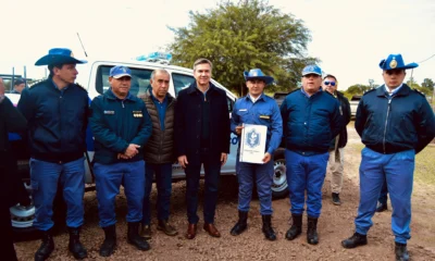 Zdero entregó una camioneta 4x4 para reforzar la seguridad rural en La Leonesa