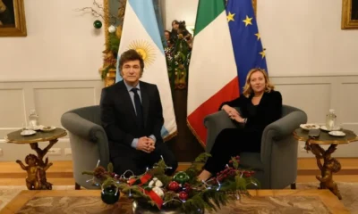 Javier Milei se reunió con Giorgia Meloni en Roma: firmaron un acuerdo entre YPF y la petrolera italiana