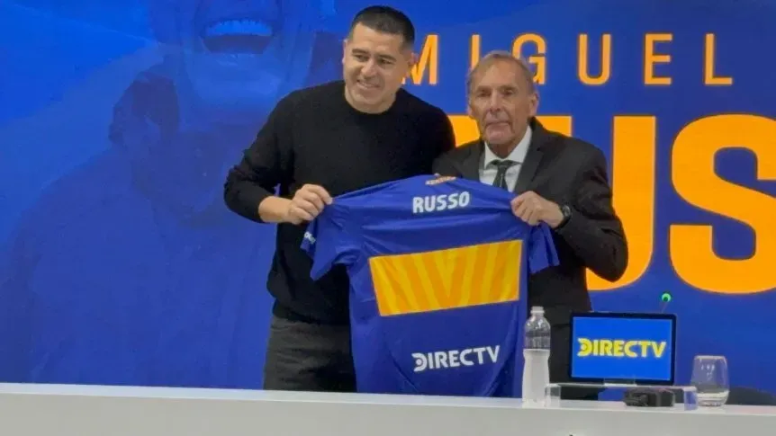 Boca presentó a Russo cómo nuevo DT: "Disfruto este mundo y se lo que quiere el hincha"
