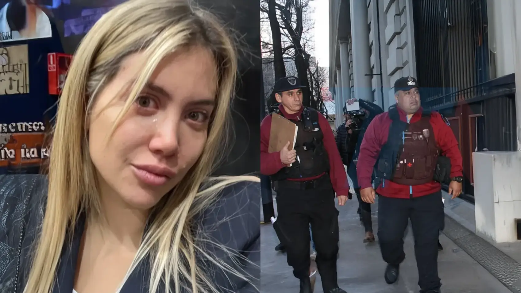 Desmayo y llanto: un video registró la reacción de Wanda Nara cuando la policía llegó a buscar a sus hijas 38 Desmayo y llanto: un video registró la reacción de Wanda Nara cuando la policía llegó a buscar a sus hijas