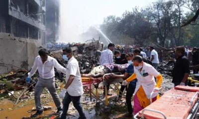 Tragedia aérea en la India: un avión con más de 240 pasajeros se estrelló y confirman que hay un sobreviviente