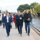 Zdero recorrió las obras de repavimentación en la Avenida 9 de Julio