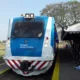 Fontana: un menor de edad arrojó un ladrillo a un tren y lastimó al conductor auxiliar