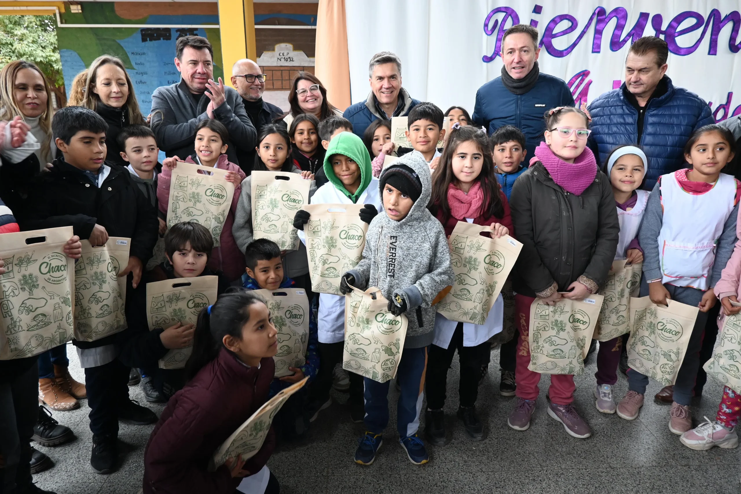 Zdero entregó herramientas y constató obras en la Escuela Agropecuaria N°6 de El Sauzalito