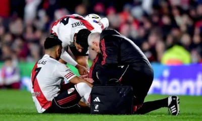 Maxi Salas sufrió un esguince de rodilla y estará varias semanas fuera de las canchas