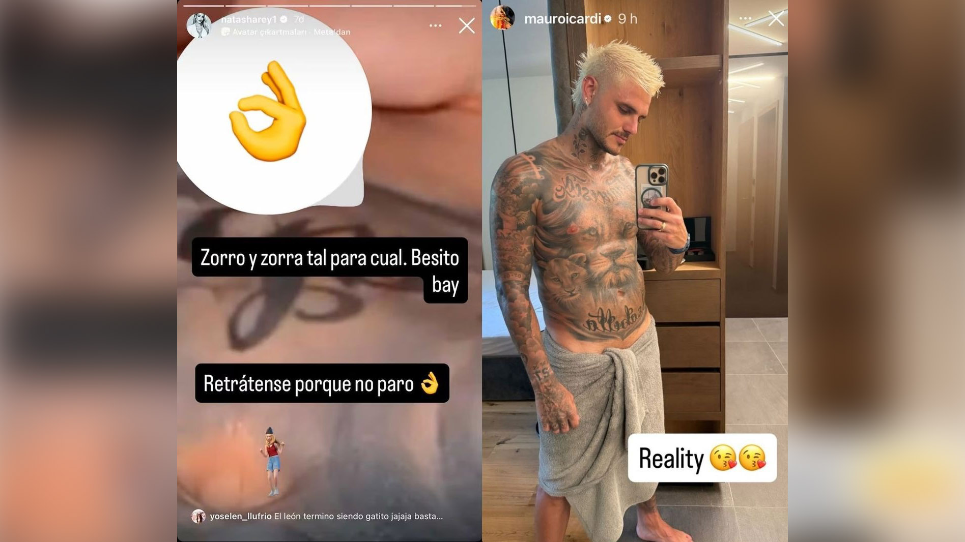 Mauro Icardi denunciará a Natasha Rey por el video íntimo que compartió en sus redes 36 Mauro Icardi denunciará a Natasha Rey por el video íntimo que compartió en sus redes