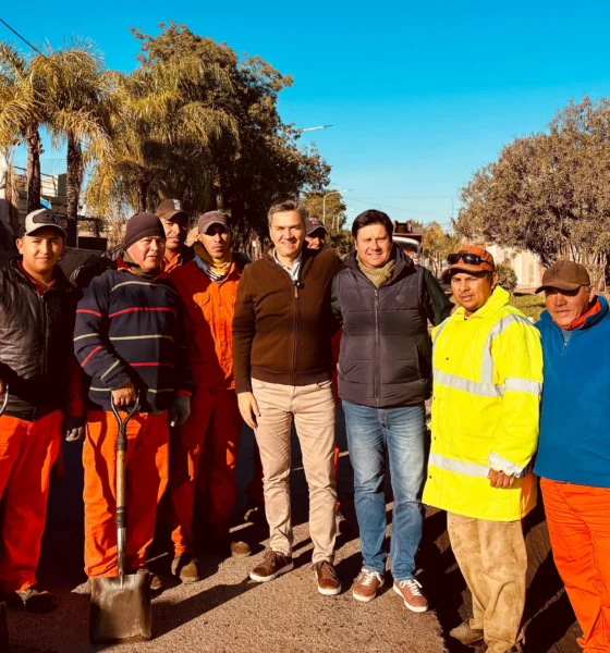 Zdero supervisó las obras de repavimentación en Quitilipi como parte del Plan de Recuperación Provincial