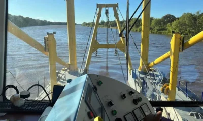 YPF y el Gobierno avanzaron en el dragado del muelle de descarga en Riacho Barranqueras