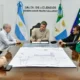 Zdero y Nikisch acordaron un plan de drenaje pluvial para la zona sur y presentaron el Plan Director de Desagües