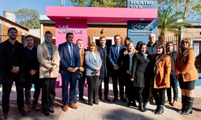 Zdero inauguró las refacciones del Registro Civil y dos centros de salud en el 80º aniversario de Las Garcitas