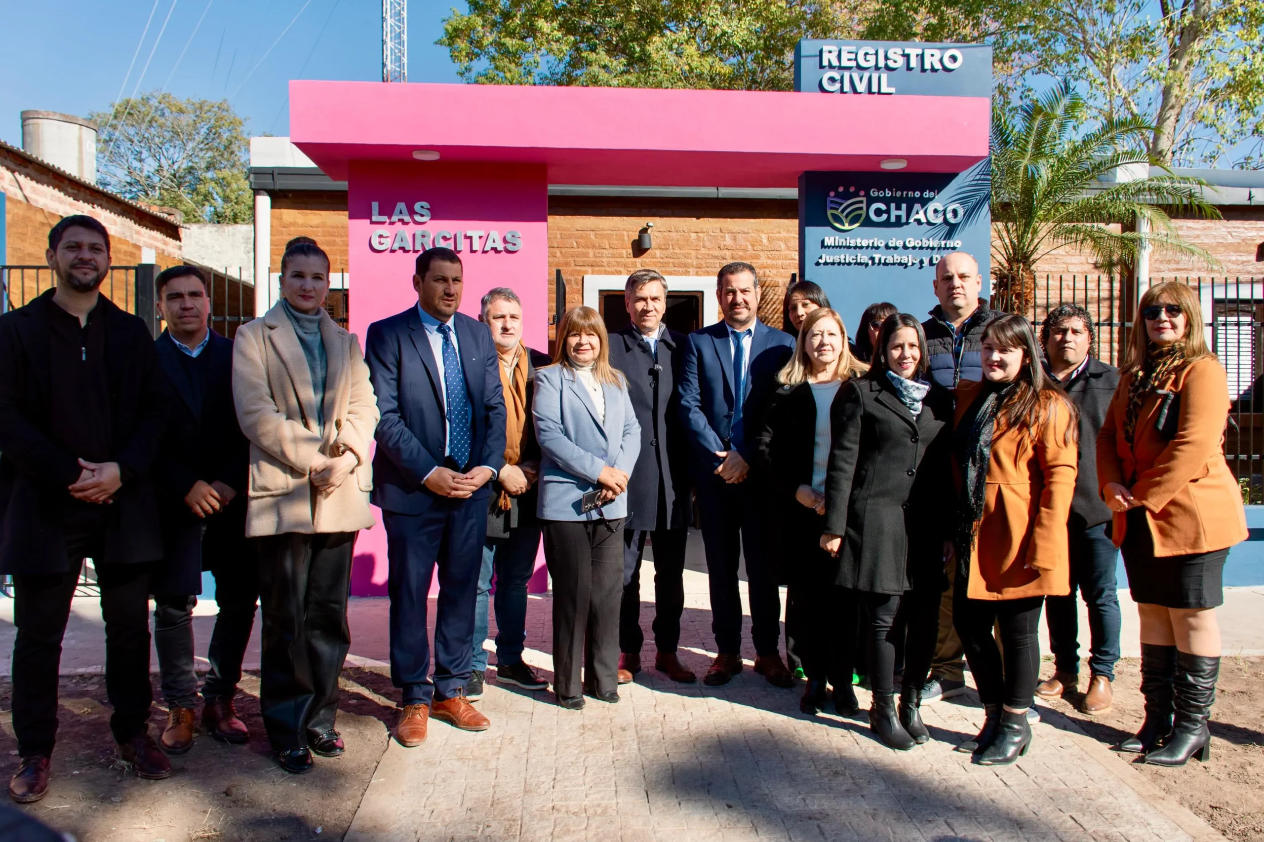 Zdero inauguró las refacciones del Registro Civil y dos centros de salud en el 80º aniversario de Las Garcitas