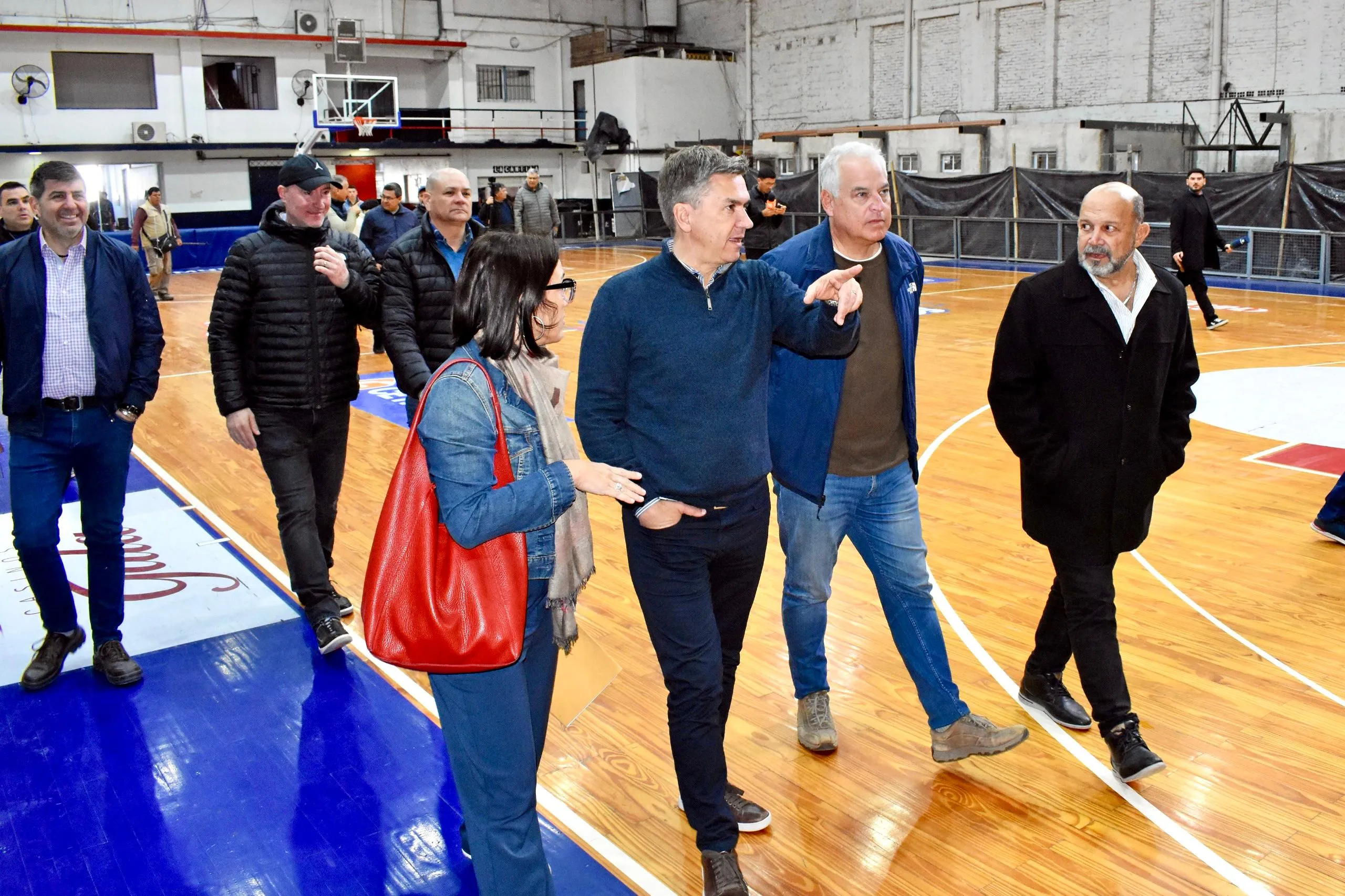 Zdero constató el avance de obras en el Club Villa San Martín de Resistencia