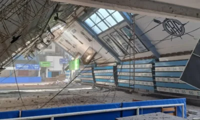 Se desplomó el techo del Club Regatas Corrientes