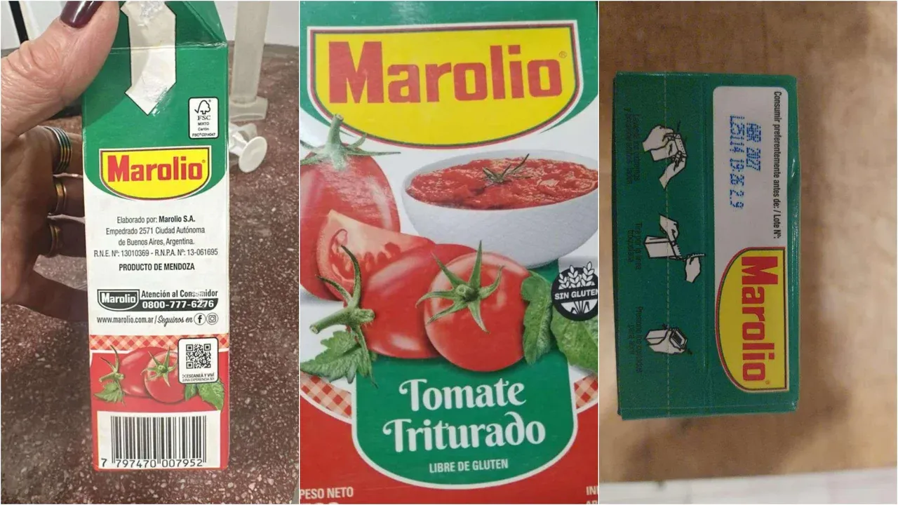 Tomate Marolio con gusanos: cuál es el lote afectado y cómo reconocer el envase para no consumirlo