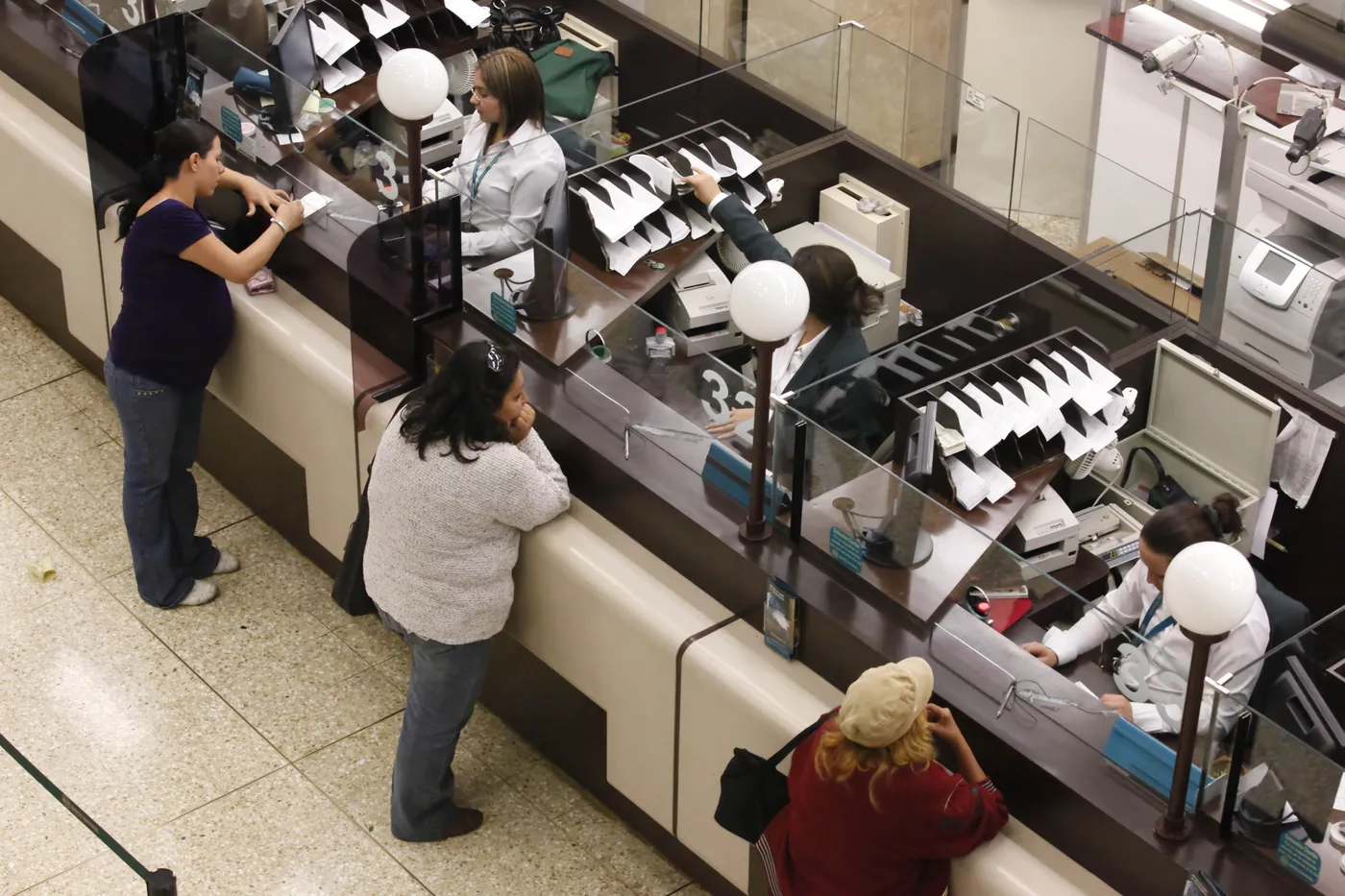 empleados bancarios