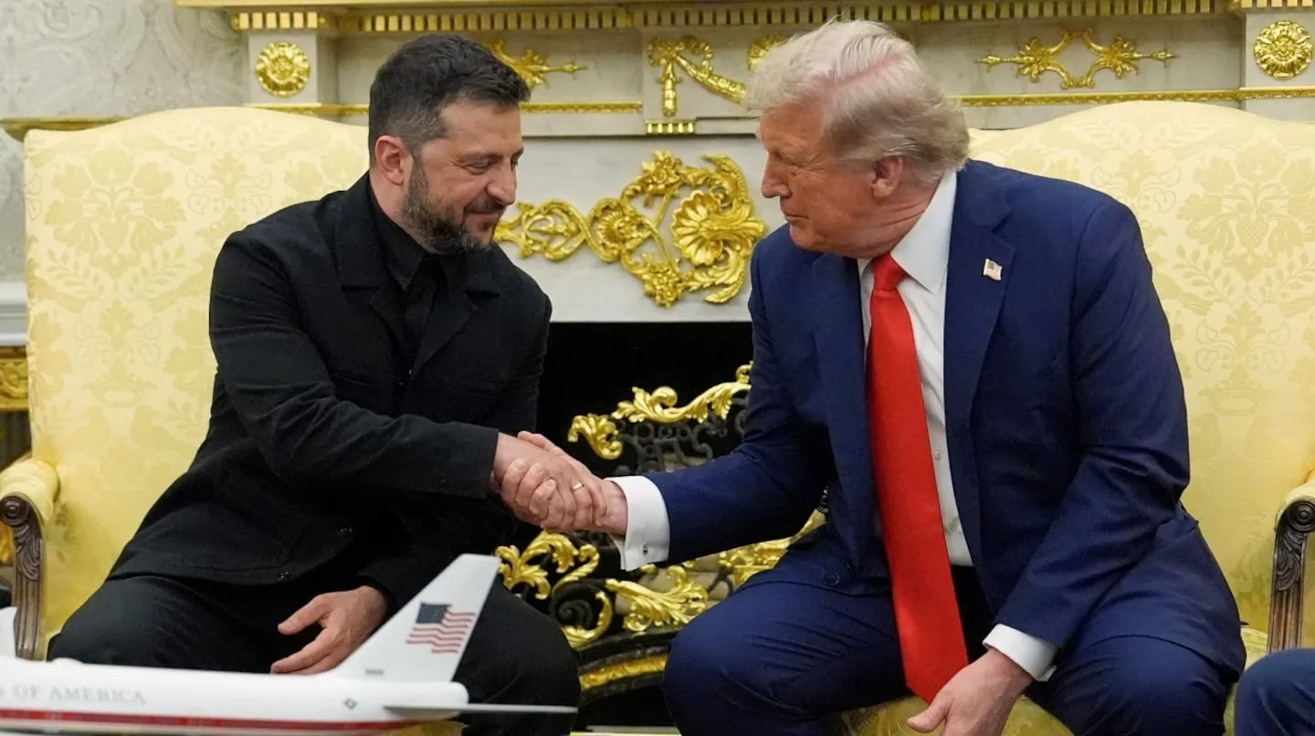 En medio de la reunión con Zelenski, Trump afirmó que “Rusia, Ucrania y EE.UU. quieren el fin de la guerra” 36 En medio de la reunión con Zelenski, Trump afirmó que “Rusia, Ucrania y EE.UU. quieren el fin de la guerra”