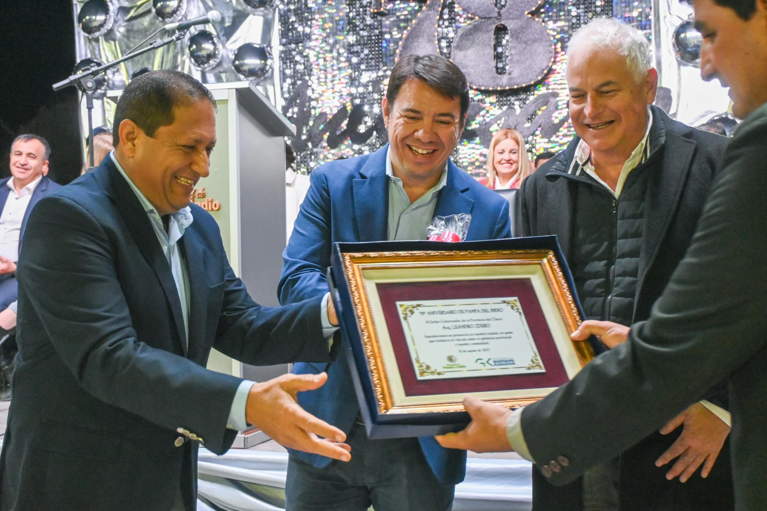 El Gobierno provincial acompañó el 78º aniversario de Pampa del Indio y anunció obras clave para la localidad 38 El Gobierno provincial acompañó el 78º aniversario de Pampa del Indio y anunció obras clave para la localidad