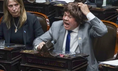 El diputado peronista Aldo Leiva se puso peluca para votar contra los vetos de Javier Milei