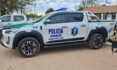 Fuerte Esperanza recibió patrulleros y una lancha para reforzar la seguridad en El Impenetrable
