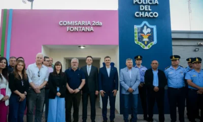 Zdero inauguró la renovada Comisaría Segunda de Fontana en el marco del plan provincial de seguridad