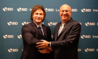 En medio de la visita de Milei a EE.UU., el BID también anunció que mandará US$3900 millones a la Argentina