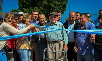 Zdero inauguró nuevas cuadras de pavimento en Las Breñas bajo el Plan de Urbanización