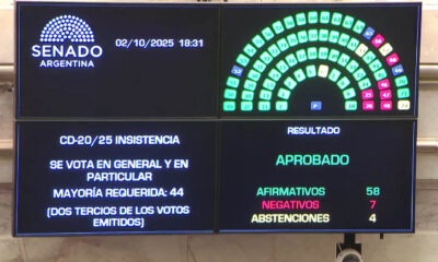 El Senado rechazó los vetos a las leyes de Financiamiento Universitario y de fondos para el Garrahan