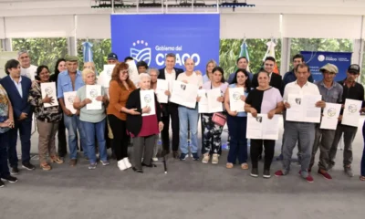 Con la entrega de títulos de propiedad, Zdero destacó que las tierras vuelven a quienes las trabajan